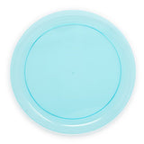 EDI Hard Plastic 9-Inch Round Party/Luncheon Plates, Assorted Neon, 40-Count