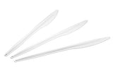 Settings Cutlery 400 Count Disposable Plastic White Knives