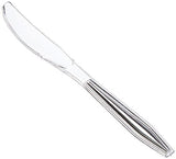 AmazonBasics 360-Piece Clear Plastic Cutlery Set