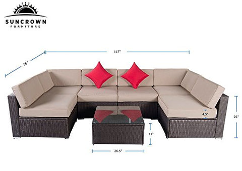 Suncrown Outdoor Furniture Sectional