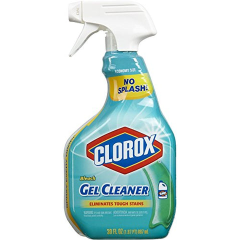 Clorox Gel Cleaner with Bleach, Splash-Free –  30 Ounce Spray Bottle